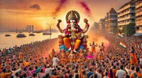 गणपती बाप्पाच्या 5 व्या,- 7 व्या दिवसाच्या विसर्जनाचा मुहूर्त काय ?