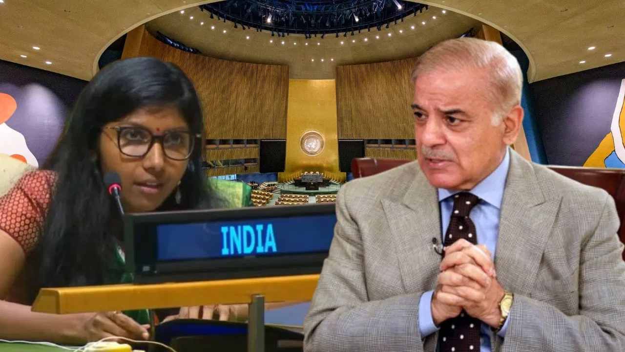 Pakistan on Kashmir in UN : काश्मीरवर नको ते बोलणाऱ्या पाकिस्तानी PM ना भारताने संयुक्त राष्ट्रात चांगलचं धुतलं