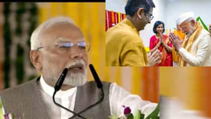सरन्यायाधीशांच्या घरी गणपती पूजा केल्याचा वाद; मोदींनी काय सुनावलं?