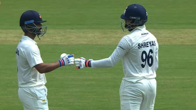 Irani Trophy 2024 : मुंबई संघाची रेस्ट ऑफ इंडियाविरुद्ध पहिल्याच दिवशी छाप, अजिंक्य रहाणे-श्रेयस अय्यर चमकले