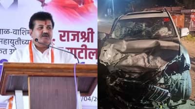 मंत्री संजय राठोड यांच्या कारला भीषण अपघात, चालक जखमी