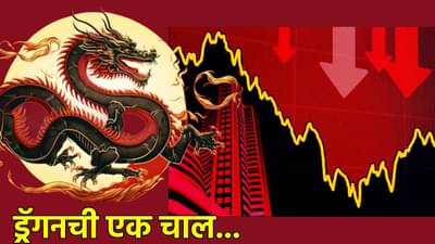 भारतीय शेअर बाजाराला घसरणीचे ग्रहण; इराण-इस्त्रायल युद्धाने नाही तर चीनच्या एका खेळीने 1600000 कोटींचा फटका