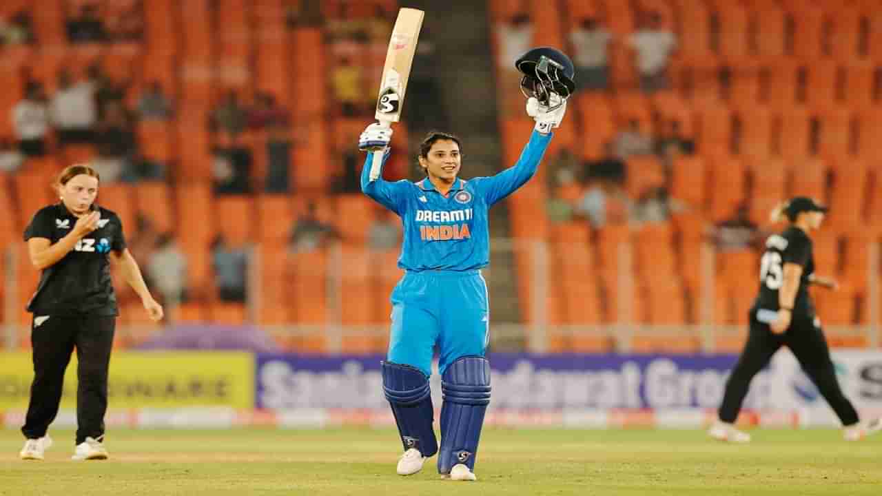 Smriti Mandhana चं न्यूझीलंड विरुद्ध ऐतिहासिक शतक, मिताली राजचा रेकॉर्ड ब्रेक