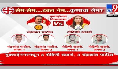 डबल नेम, कुणाचा गेम : एकाच नावाचे अनेक उमेदवार असल्याने मतदारांमध्ये गोंधळ