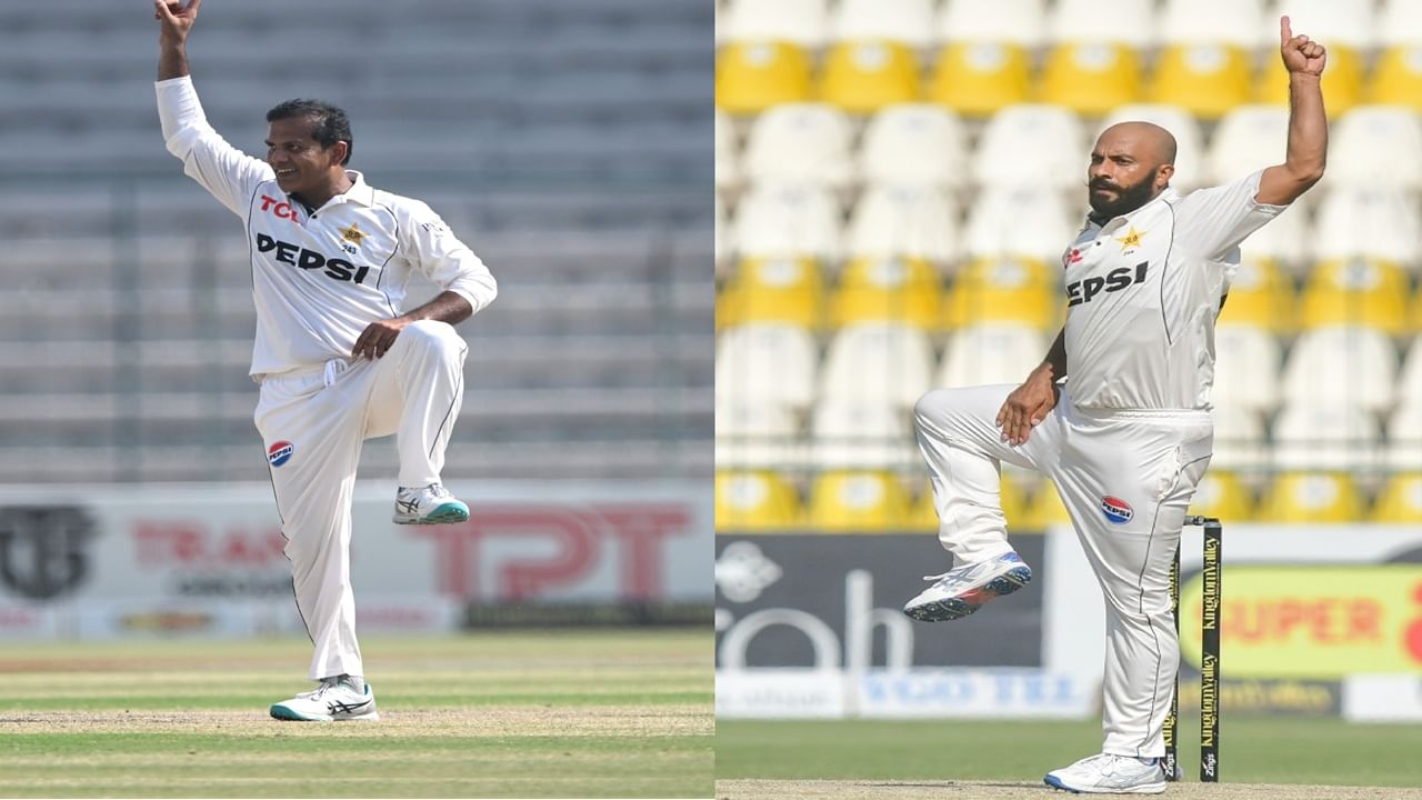 PAK vs ENG : नोमान अली-साजीद खानकडून इंग्लंडचा खुर्दा, पाकिस्तान दुसऱ्या सामन्यात 152 धावांनी विजयी, मालिकेत 1-1 ने बरोबरी PAK vs ENG : नोमान अली-साजीद खानकडून इंग्लंडचा खुर्दा, पाकिस्तान दुसऱ्या सामन्यात 152 धावांनी विजयी, मालिकेत 1-1 ने बरोबरी