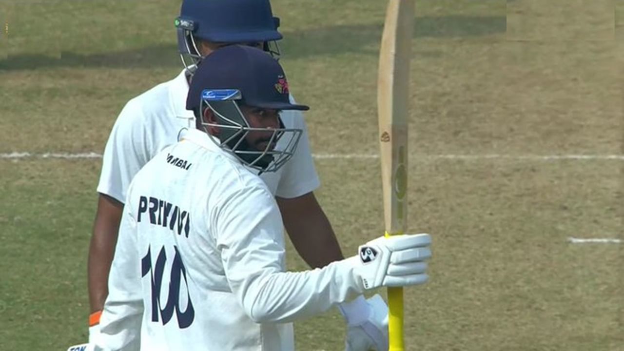 Irani Cup : Prithvi Shaw ला सूर गवसला, रेस्ट ऑफ इंडिया विरुद्ध तडाखेदार अर्धशतक