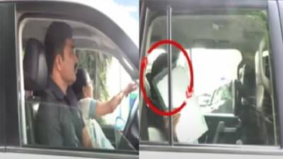 सुप्रिया सुळे यांच्या गाडीतील चेहरा लपवणारा ‘तो’ नेता कोण? शरद पवारांकडे आणखी एका बडा नेता येणार?