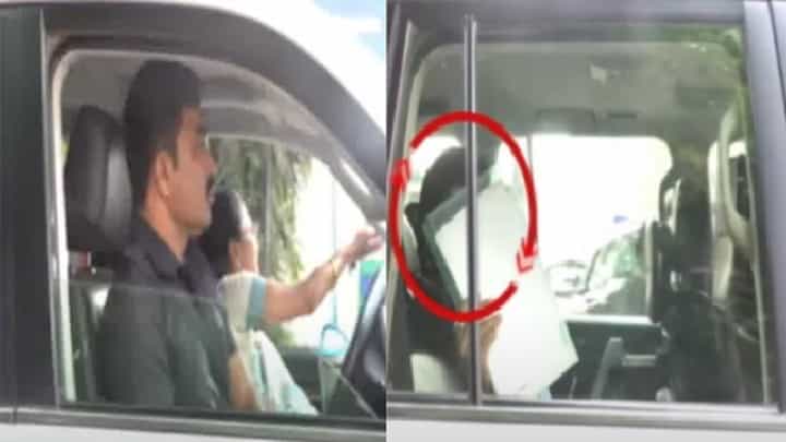 सुप्रिया सुळे यांच्या गाडीतील चेहरा लपवणारा 'तो' नेता कोण? शरद पवारांकडे आणखी एका बडा नेता येणार? सुप्रिया सुळे यांच्या गाडीतील चेहरा लपवणारा 'तो' नेता कोण? शरद पवारांकडे आणखी एका बडा नेता येणार?