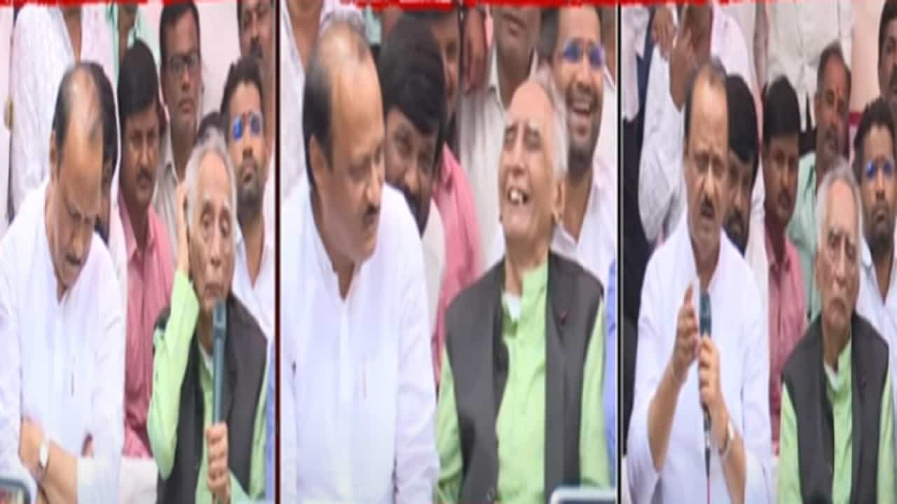 'लोकशाहीचं वस्त्रहरण, EVM मध्ये घोटाळा?', 'या' मुद्यावरून बाबा आढाव यांचं आत्मक्लेष उपोषण 'लोकशाहीचं वस्त्रहरण, EVM मध्ये घोटाळा?', 'या' मुद्यावरून बाबा आढाव यांचं आत्मक्लेष उपोषण