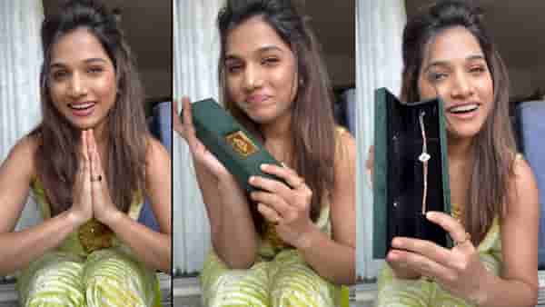Jahnavi Killekar : जान्हवी किल्लेकरचं दिवाळीचं खास गिफ्ट, BIGG BOSS चं स्पेशल ब्रेसलेट पाहिलं का ? Video व्हायरल