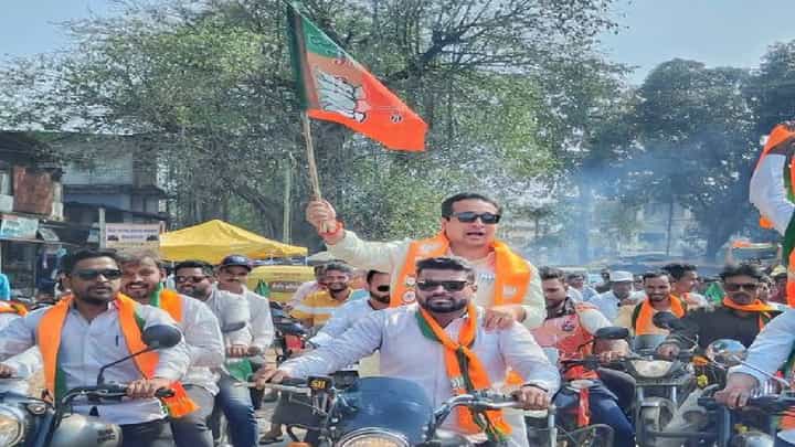 Kankavli Election Result 2024 : कणकवलीत भाजपचा जल्लोष, निलेश राणे म्हणाले, 'आता अल्लाहू अकबर नाही तर...' Kankavli Election Result 2024 : कणकवलीत भाजपचा जल्लोष, निलेश राणे म्हणाले, 'आता अल्लाहू अकबर नाही तर...'