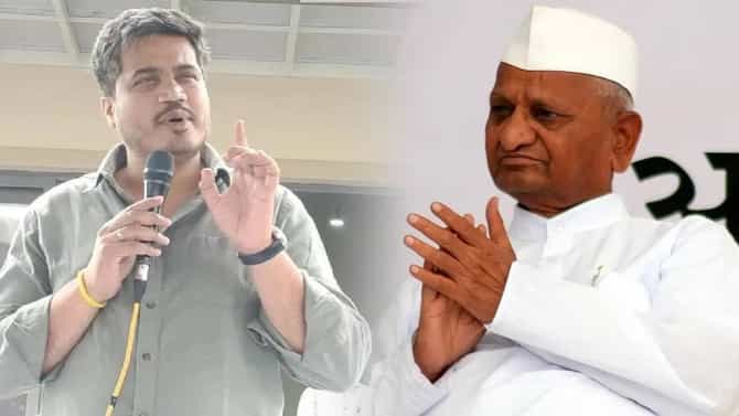 रोहित पवार यांचा अण्णा हजारे यांना खोचक टोला, म्हणाले, भाजपचं सरकार असल्याने...
