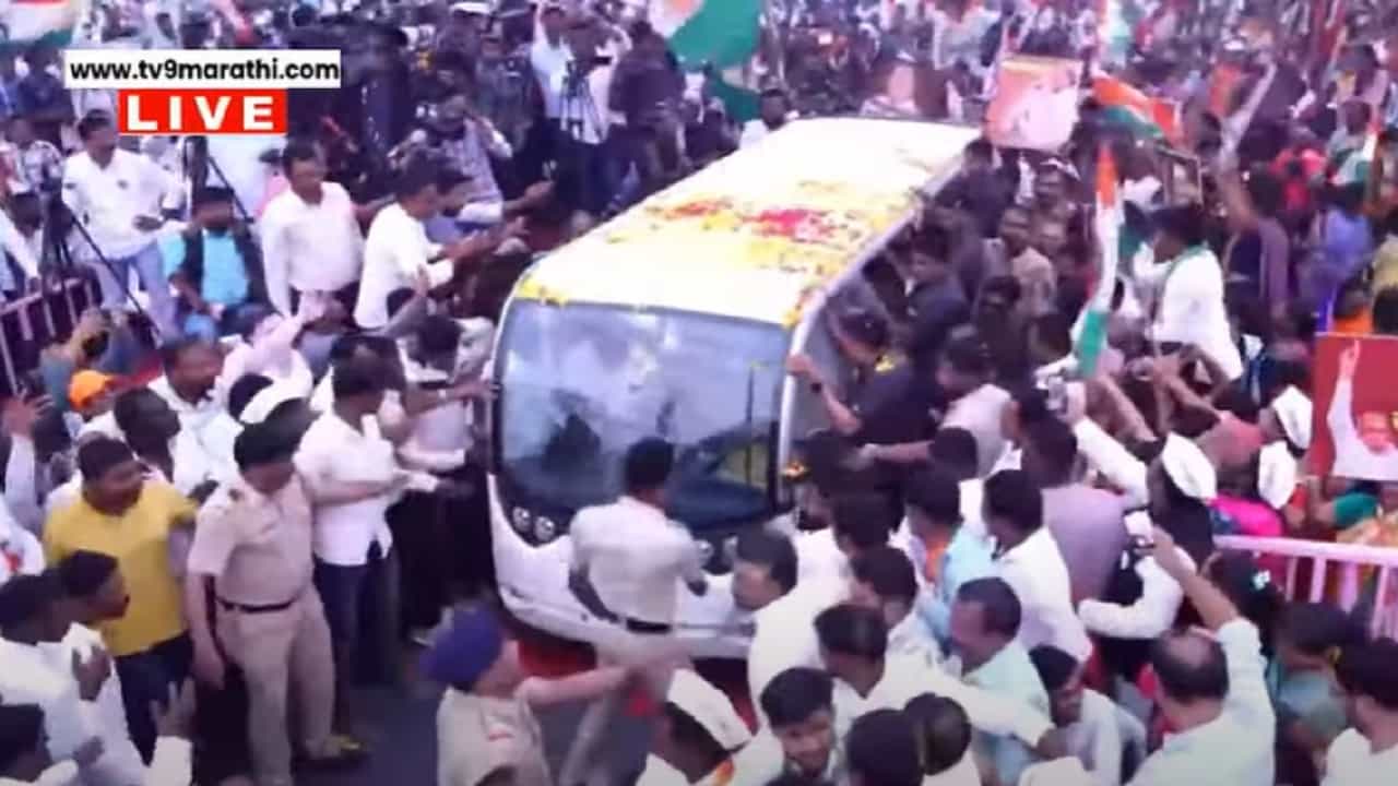 Sharad Pawar : युगेंद्र पवार यांच्या सभेत शरद पवार यांची रॉयल एन्ट्री... बघा व्हिडीओ