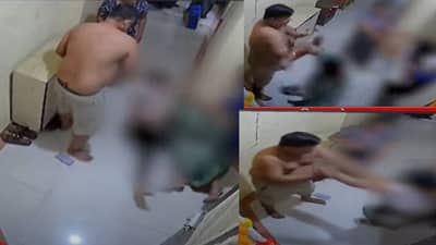 केस पकडून आपटलं, लाथा-बुक्क्यांनी तुडवलं...विरारमध्ये अर्धनग्न इसमाची महिला-मुलीला अमानुष मारहाण !