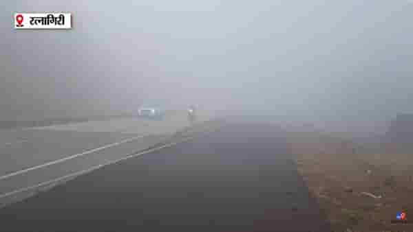 दाटले रेशमी धुके… मुंबई-गोवा महामार्गावर धुक्याची चादर; परशुराम घाटात वाहतूक मंदावली