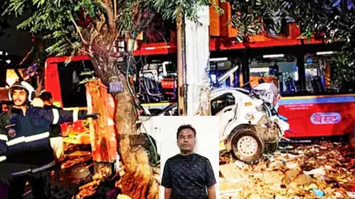 Kurla BEST Accident : '...म्हणून गोंधळ झाला', कुर्ला बेस्ट अपघातातील आरोपी बस चालकचा जबाब अन् उडाली खळबळ Kurla BEST Accident : '...म्हणून गोंधळ झाला', कुर्ला बेस्ट अपघातातील आरोपी बस चालकचा जबाब अन् उडाली खळबळ