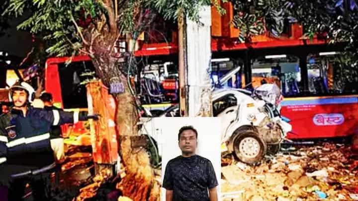 Kurla BEST Accident : '...म्हणून गोंधळ झाला', कुर्ला बेस्ट अपघातातील आरोपी बस चालकचा जबाब अन् उडाली खळबळ Kurla BEST Accident : '...म्हणून गोंधळ झाला', कुर्ला बेस्ट अपघातातील आरोपी बस चालकचा जबाब अन् उडाली खळबळ