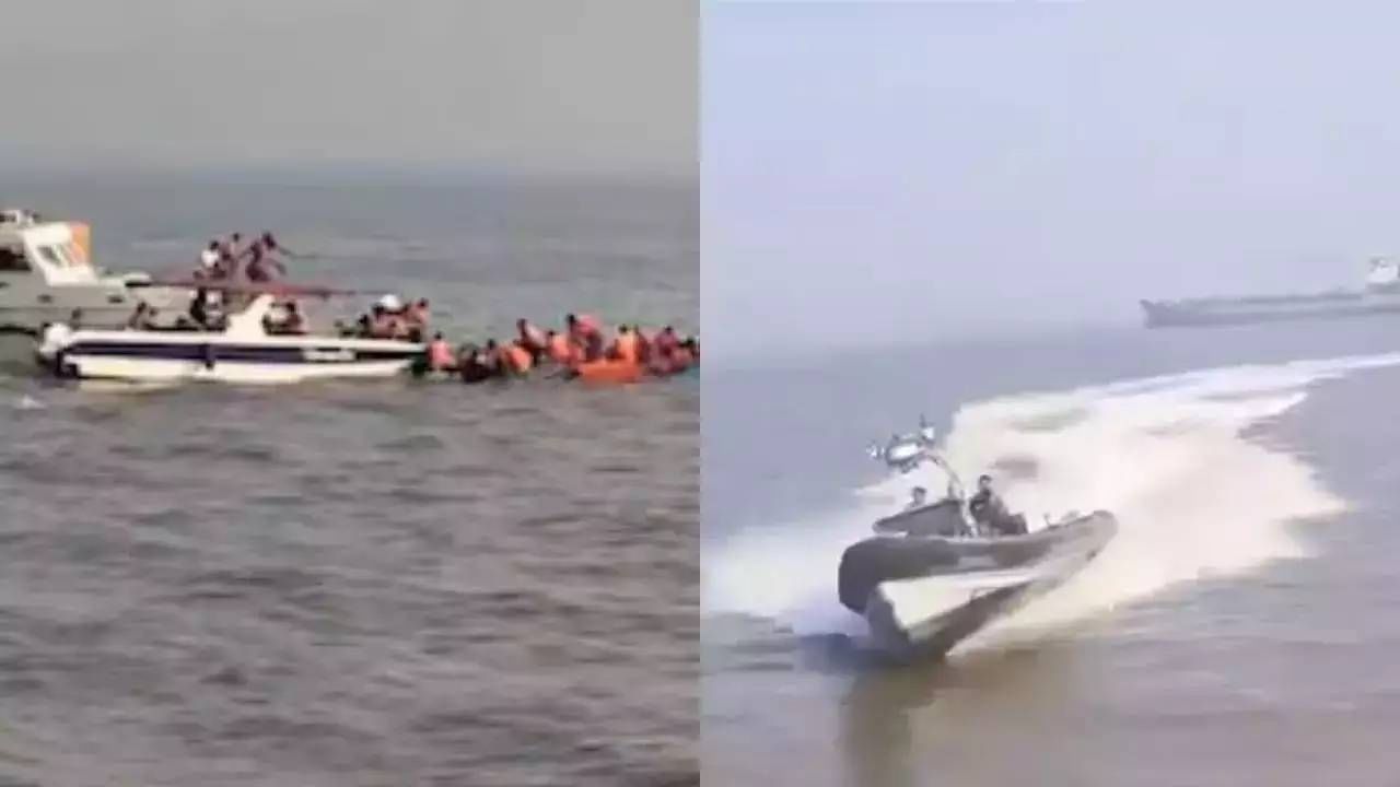 Mumbai Boat Capsized : मनात समुद्राची दहशत निर्माण करणाऱ्या त्या खतरनाक बोट अपघाताचा VIDEO