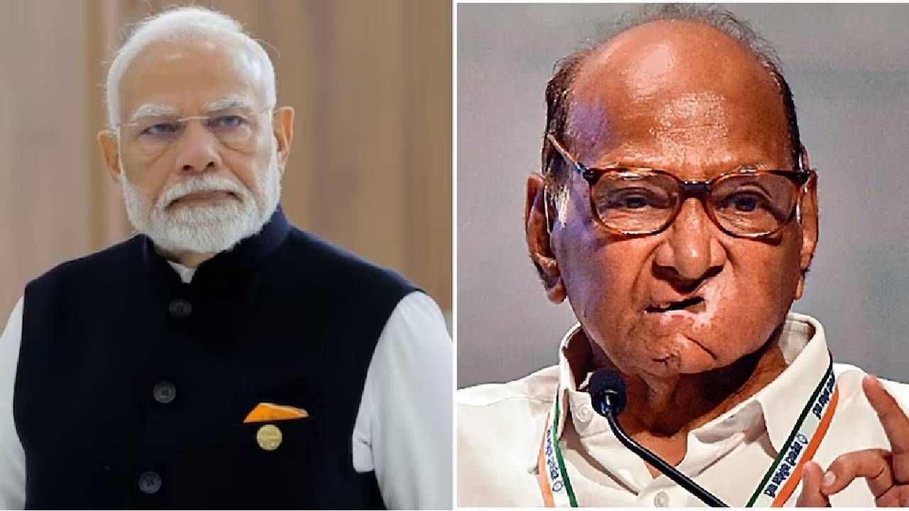 Sharad Pawar Meet PM Narendra Modi : मोठी बातमी, शरद पवार  पंतप्रधान मोदींमध्ये चर्चा, भेट म्हणून दिली ही फळं