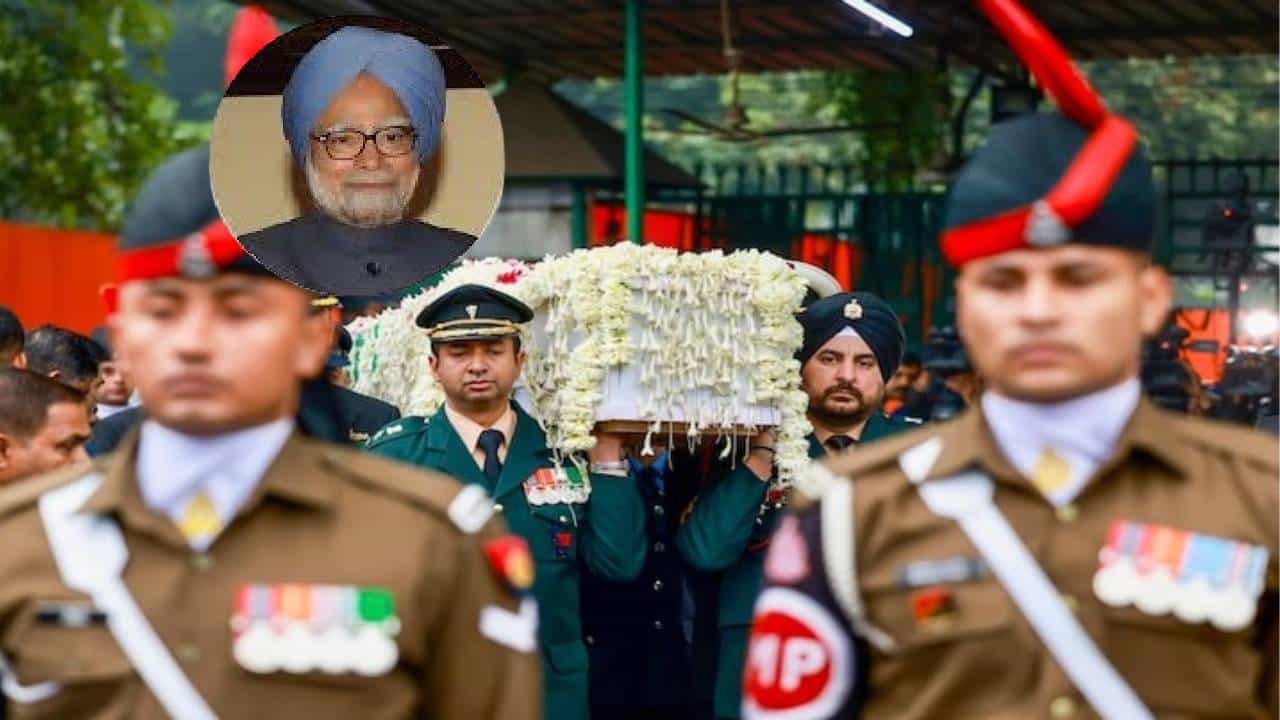 डॉ. मनमोहन सिंग यांना अखेरचा निरोप, शासकीय आणि लष्करी इतमामात अंत्यसंस्कार डॉ. मनमोहन सिंग यांना अखेरचा निरोप, शासकीय आणि लष्करी इतमामात अंत्यसंस्कार