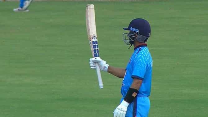 Ajinkya Rahane : 3 षटकार-10 चौकार, अजिंक्य रहाणेची चाबूक बॅटिंग, विदर्भाच्या गोलंदांजांची धुलाई