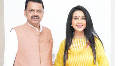 देवेंद्र फडणवीस यांच्या शपथविधीनंतर अमृता फडणवीस यांची पहिली प्रतिक्रिया, म्हणाल्या, लोकांचा जो कौल होता....