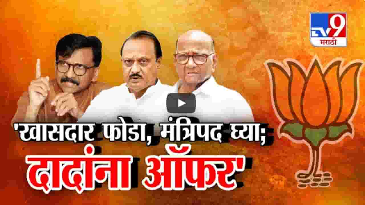 'शरद पवारांचे पाच खासदार फोडा अन् केंद्रात मंत्रिपद घ्या', राऊतांच्या दाव्यानं खळबळ, कोणी दिली कोणाला ऑफर?