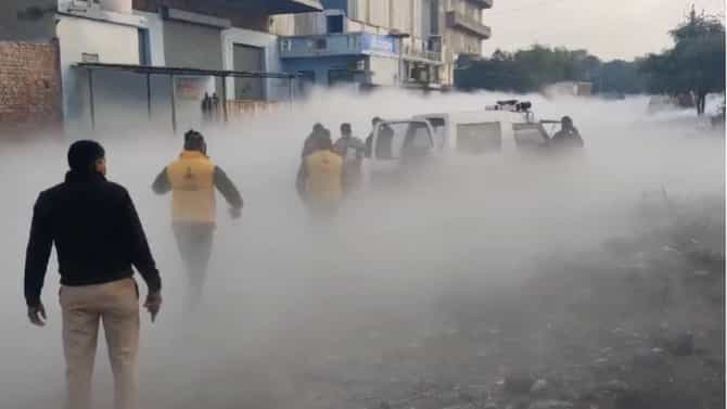 जयपूर येथे गॅस गळतीने घबराट, फिलींग प्लांटमधून CO2 ची गळती