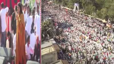 Santosh Deshmukh Case : संतोष अण्णाच्या मारेकऱ्यांना... सक्षणा सलगर यांचं आक्रमक भाषण