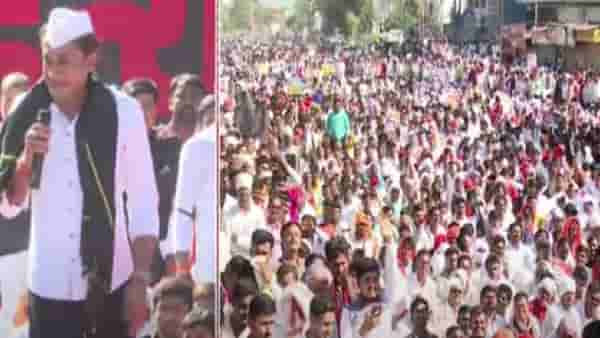 Sandeep Kshirsagar : मी ओबीसी आहे, पहिला ओबीसी आहे, जो... विराट मोर्चात संदीप क्षीरसागर काय म्हणाले?