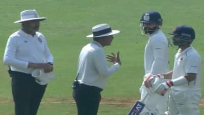 Ajinkya Rahane : शांत, संयमी अजिंक्य संतापला;अंपायरसह भिडला, काय झालं?