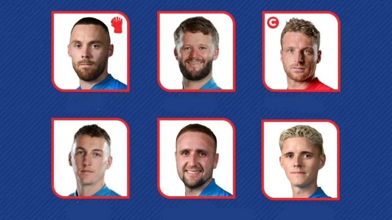 भारताविरुद्धच्या पहिल्या टी20 साठी इंग्लंड प्लेइंग इलेव्हन: बेन डकेट, फिलिप सॉल्ट (यष्टीरक्षक), जोस बटलर (कर्णधार), हॅरी ब्रूक, लियाम लिव्हिंगस्टोन, जेकब बेथेल, जेमी ओव्हरटन, गस ऍटकिन्सन, जोफ्रा आर्चर, आदिल रशीद, मार्क वुड.