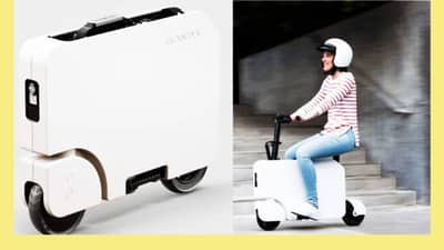 काय बोलता! फोल्डेबल मोबाईल नव्हे फोल्डेबल स्कूटर, फीचर्स जाणून घ्या