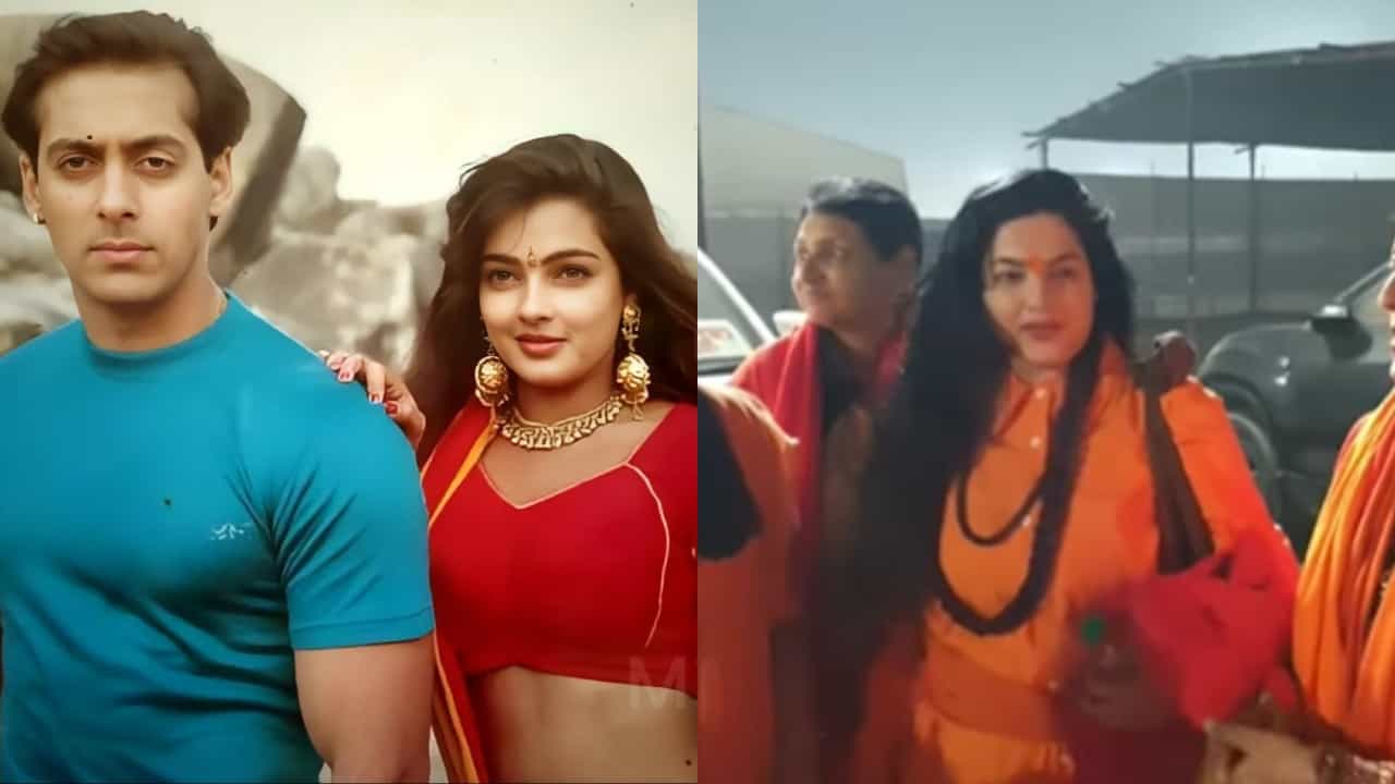 भगवे वस्त्र, गळ्यात रुद्राक्षाच्या माळा अन्... ममता कुलकर्णीने घेतला संन्यास, साध्वी बनत नावात केला मोठा बदल