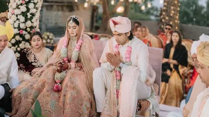 Neeraj Chopra Wife : ऑलिम्पिक चॅम्पियन नीरज चोप्राचा विवाह, पत्नी हिमानी कोण आहे? काय करते? जाणून घ्या