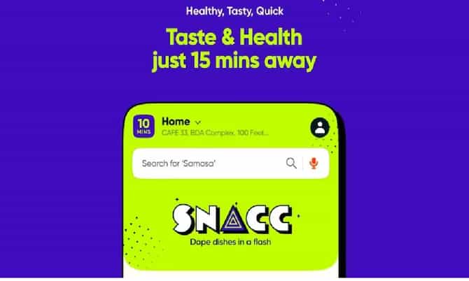 स्विगीचे नवीन एप SNACC लाँच, अवघ्या 15 मिनिटांत जेवण पोहचविणार