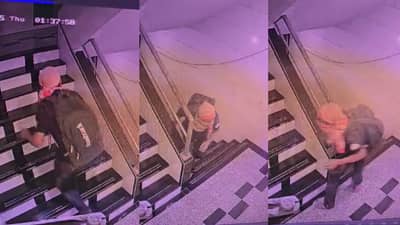 Saif Ali Khan Attacked: सैफवर हल्ला करणाऱ्या आरोपीचा नवा CCTV समोर; तोंडावर कपडा बांधून..