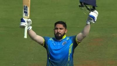 12 चौकार आणि 4 षटकार, केकेआरच्या माजी खेळाडूचं विस्फोटक शतक, पाहा व्हीडिओ