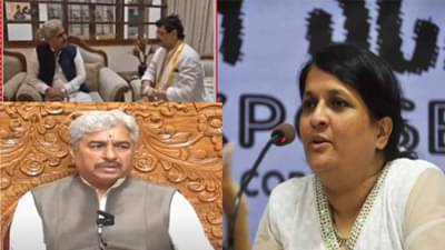 कोणीही मीठ, मिरची लावून कोणी बोलत नाहीये, नामदेव शास्त्रींनी मुंडेंची पाठराखण केल्याने अंजली दमानिया भडकल्या