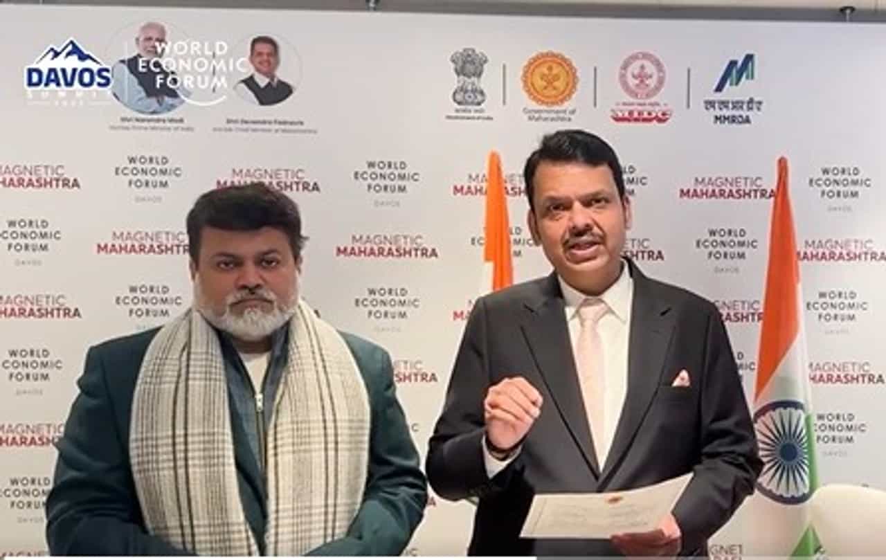 दावोसमध्ये मॅग्नेटिक महाराष्ट्र, 15.95 लाख रोजगारनिर्मितीचे 15.70 लाख कोटींचे सामंजस्य करार