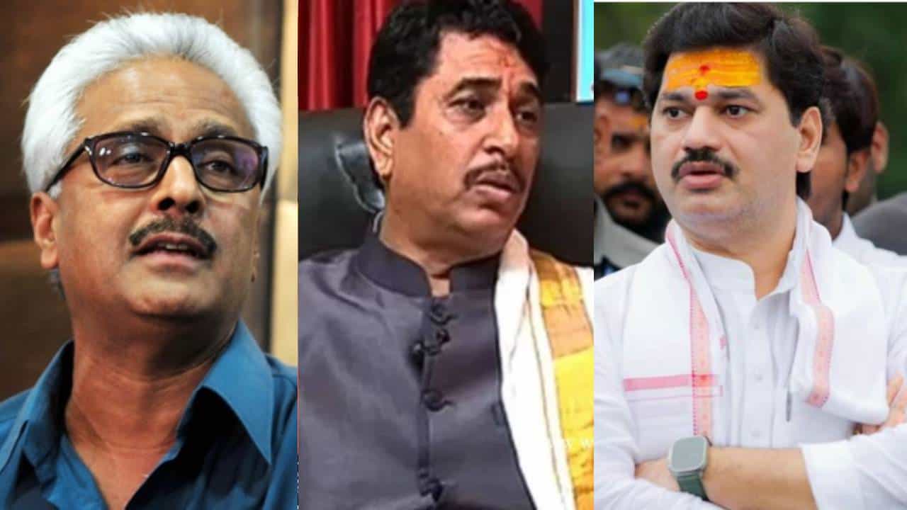 धनंजय मुंडे निर्दोष वाटायला काल रात्री अशी कोणती सत्त्व परीक्षा झाली?; प्रकाश महाजन यांचा नामदेव शास्त्रींना सवाल