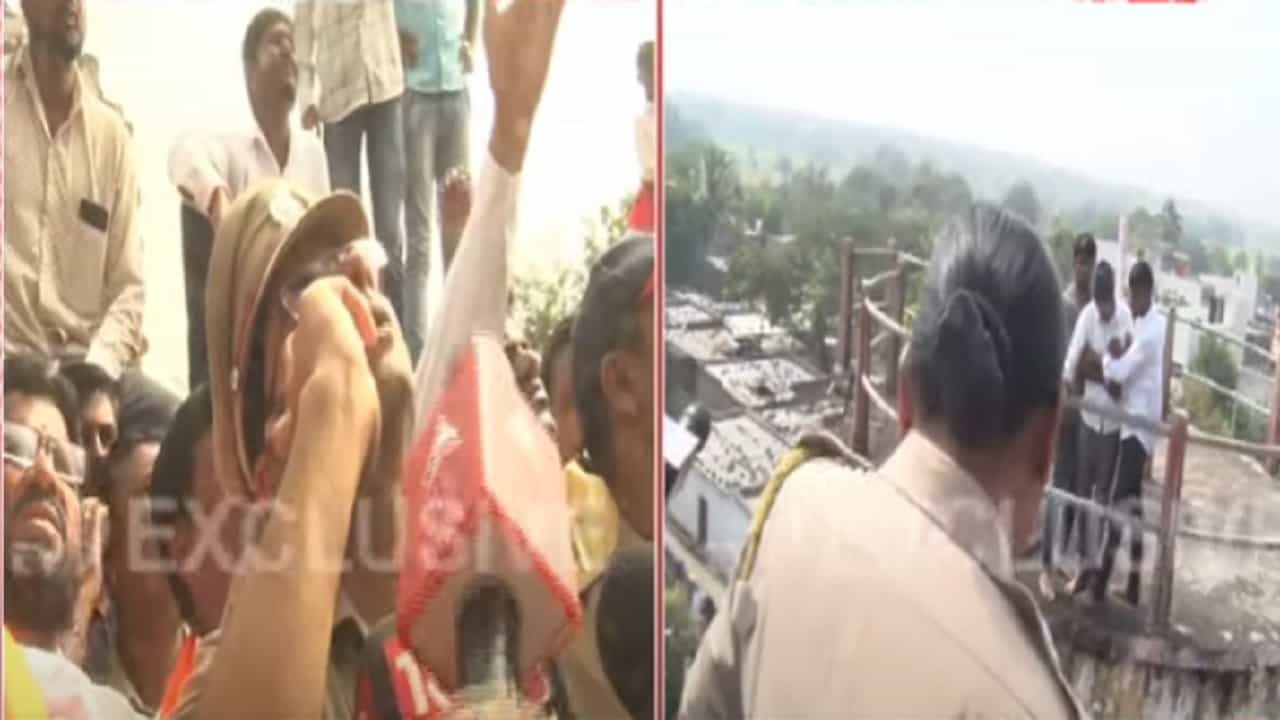 Beed Case : 'तुम्ही प्लीज खाली या...', जरांगे पाटलांनंतर DYSP कॉवत यांच्याकडून धनंजय देशमुख यांना विनवण्या अन्... Beed Case : 'तुम्ही प्लीज खाली या...', जरांगे पाटलांनंतर DYSP कॉवत यांच्याकडून धनंजय देशमुख यांना विनवण्या अन्...