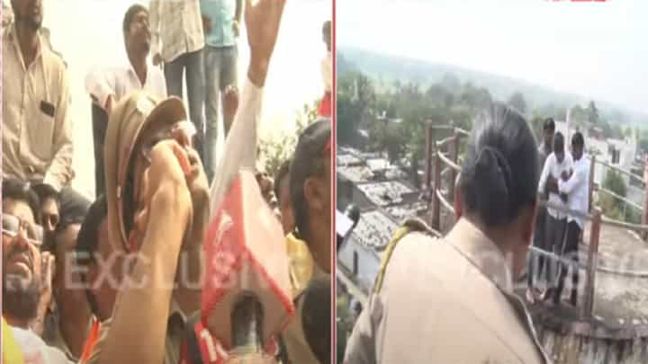 Beed Case : 'तुम्ही प्लीज खाली या...', जरांगे पाटलांनंतर DYSP कॉवत यांच्याकडून धनंजय देशमुख यांना विनवण्या अन्... Beed Case : 'तुम्ही प्लीज खाली या...', जरांगे पाटलांनंतर DYSP कॉवत यांच्याकडून धनंजय देशमुख यांना विनवण्या अन्...