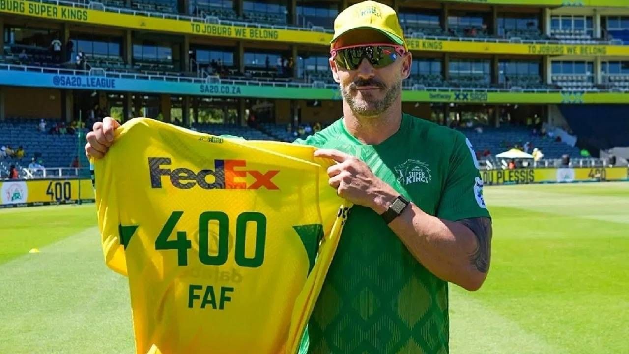 विराट कोहलीने टी20 क्रिकेटमध्ये 399 सामने खेळले आहेत. तर फाफ डुप्लेसिसने आता 400 सामन्यांचा टप्पा गाठला आहे. अशी कामगिरी करणारा दक्षिण आफ्रिकेचा तिसरा खेळाडू ठरला आहे. फाफच्या आधी दक्षिण आफ्रिकेसाठी डेव्हिड मिलर (516) आणि इम्रान ताहिर (426) सामने खेळले आहेत.