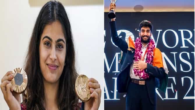 Sports Awards 2024 : मनु भाकर-डी गुकेशसह एकूण चौघांना खेळरत्न, 32 खेळाडूंना अर्जुन पुरस्कार जाहीर, पाहा यादी