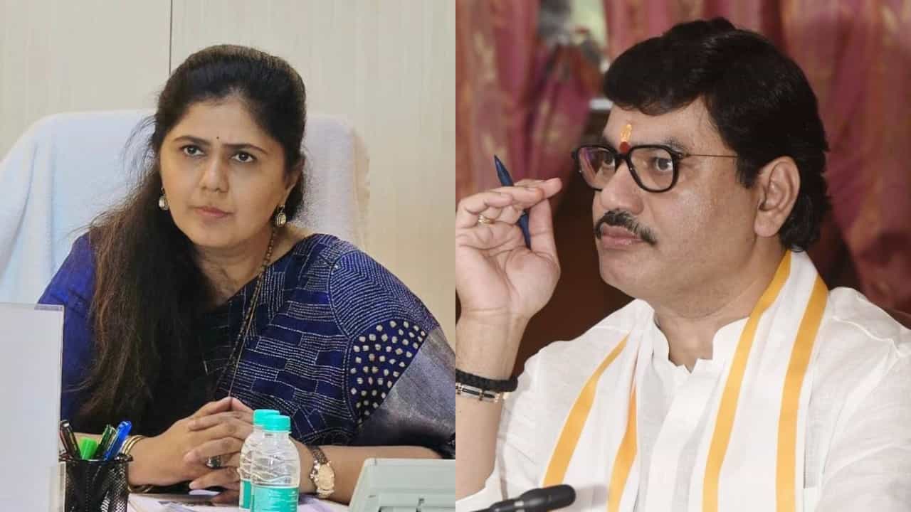 पंकजा यांच्या विरोधासाठी दिल्लीच्या हयात हॉटेलात धनंजय मुंडे आणि नामदेव शास्त्रींचा प्लान; राष्ट्रवादीच्या नेत्याचा गंभीर आरोप