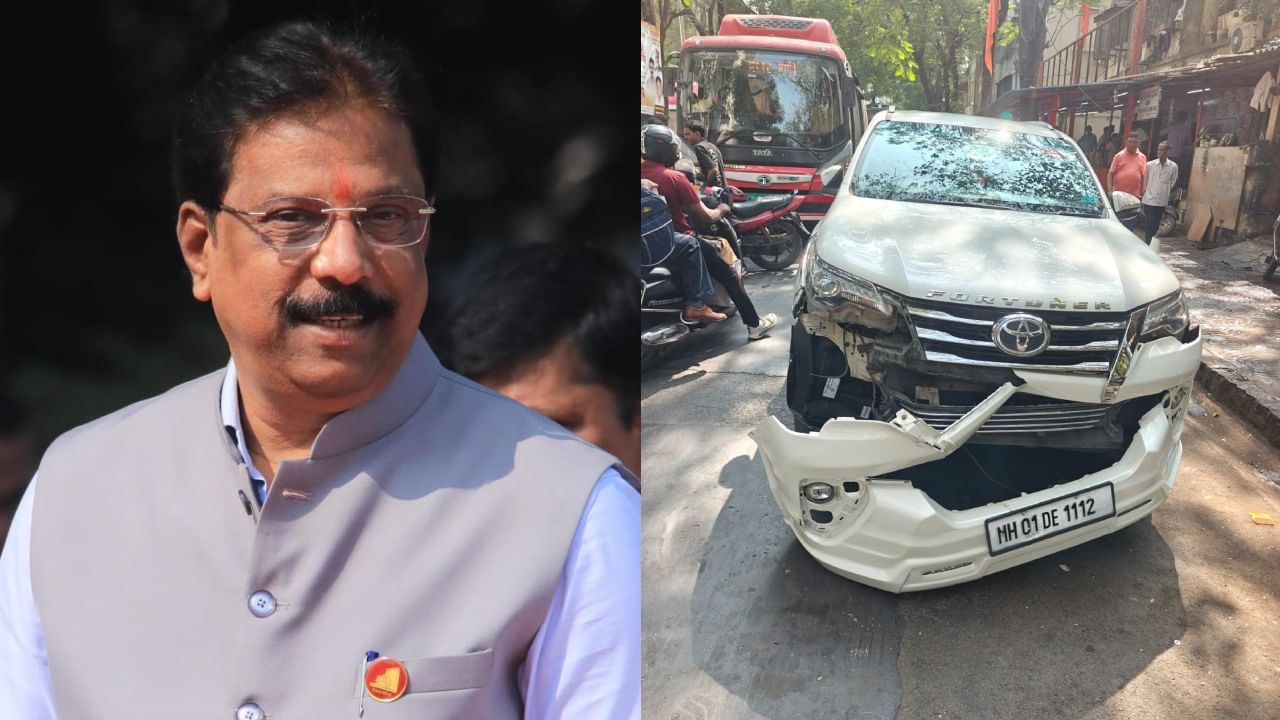 आमदार सुनील शिंदेंच्या गाडीला बेस्टची धडक, मुंबईतील घटना आमदार सुनील शिंदेंच्या गाडीला बेस्टची धडक, मुंबईतील घटना