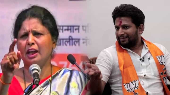 Sushma Andhare : 'भक्तांना भिकारी म्हणतात मग तुम्हाला काय म्हणायचं?', अंधारेंनी पत्राद्वारे सुजय विखेंना सुनावलं Sushma Andhare : 'भक्तांना भिकारी म्हणतात मग तुम्हाला काय म्हणायचं?', अंधारेंनी पत्राद्वारे सुजय विखेंना सुनावलं