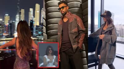 Ind Vs Pak: सामना पाहायला आलेल्या हार्दिक पांड्याच्या रूमर्ड गर्लफ्रेंडची चर्चा; कॅमेऱ्यात कैद