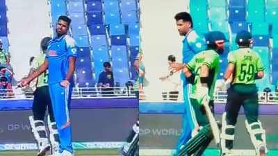 मोहम्मद रिझवानने जाणूनबुजून हर्षित राणाला दिला धक्का, मग गोलंदाजाने दिली अशी प्रतिक्रिया Video
